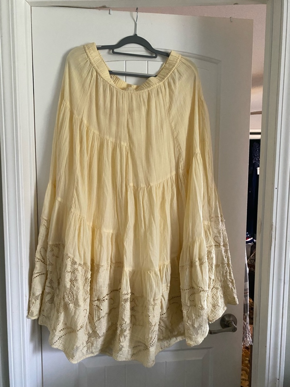 You won’t believe this!  Soft Surroundings Butter Soft Yellow cotton skirt 🥰